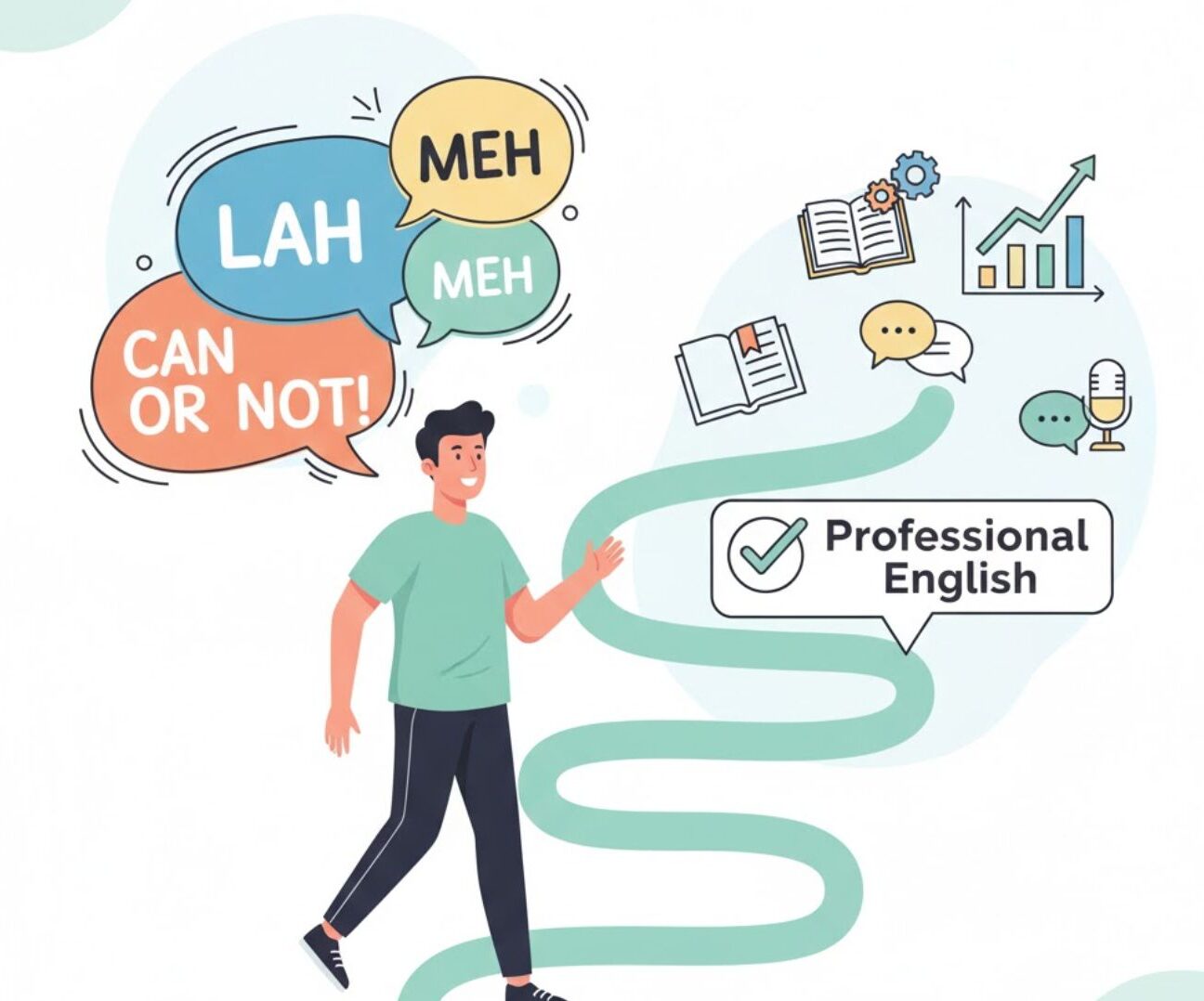 Learning to switch from Manglish to clear standard English