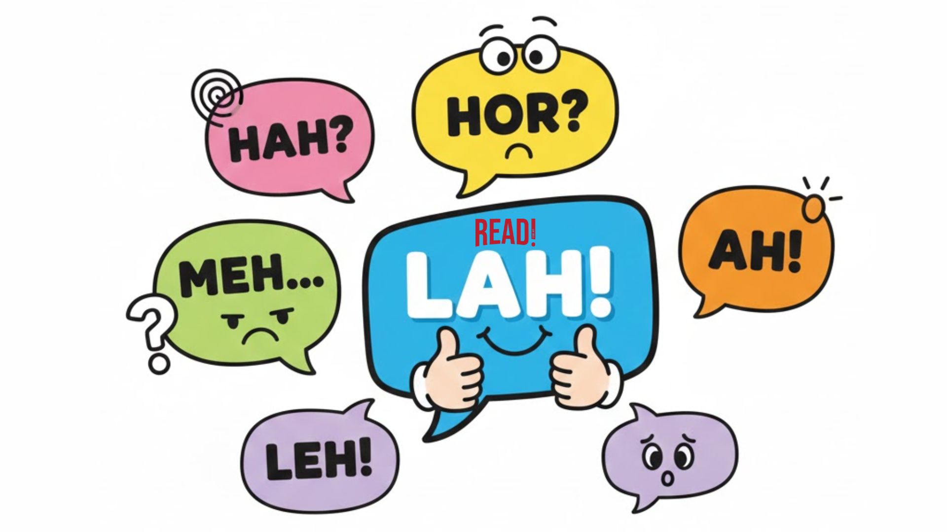 Common Manglish particles and the emotions they express