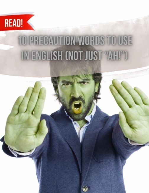 A man making hand sign trying to stop something but speechless