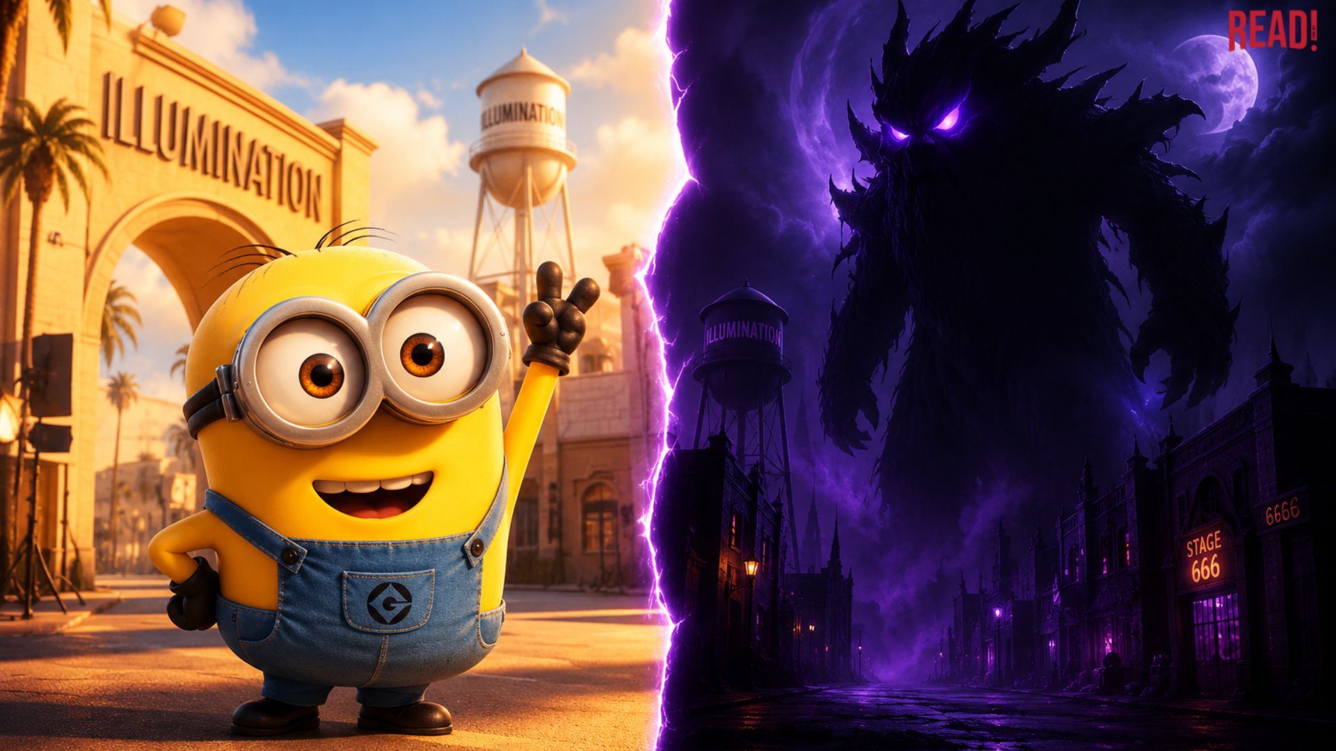 An image showing idea of Character Design (Contrast & Shape Language)