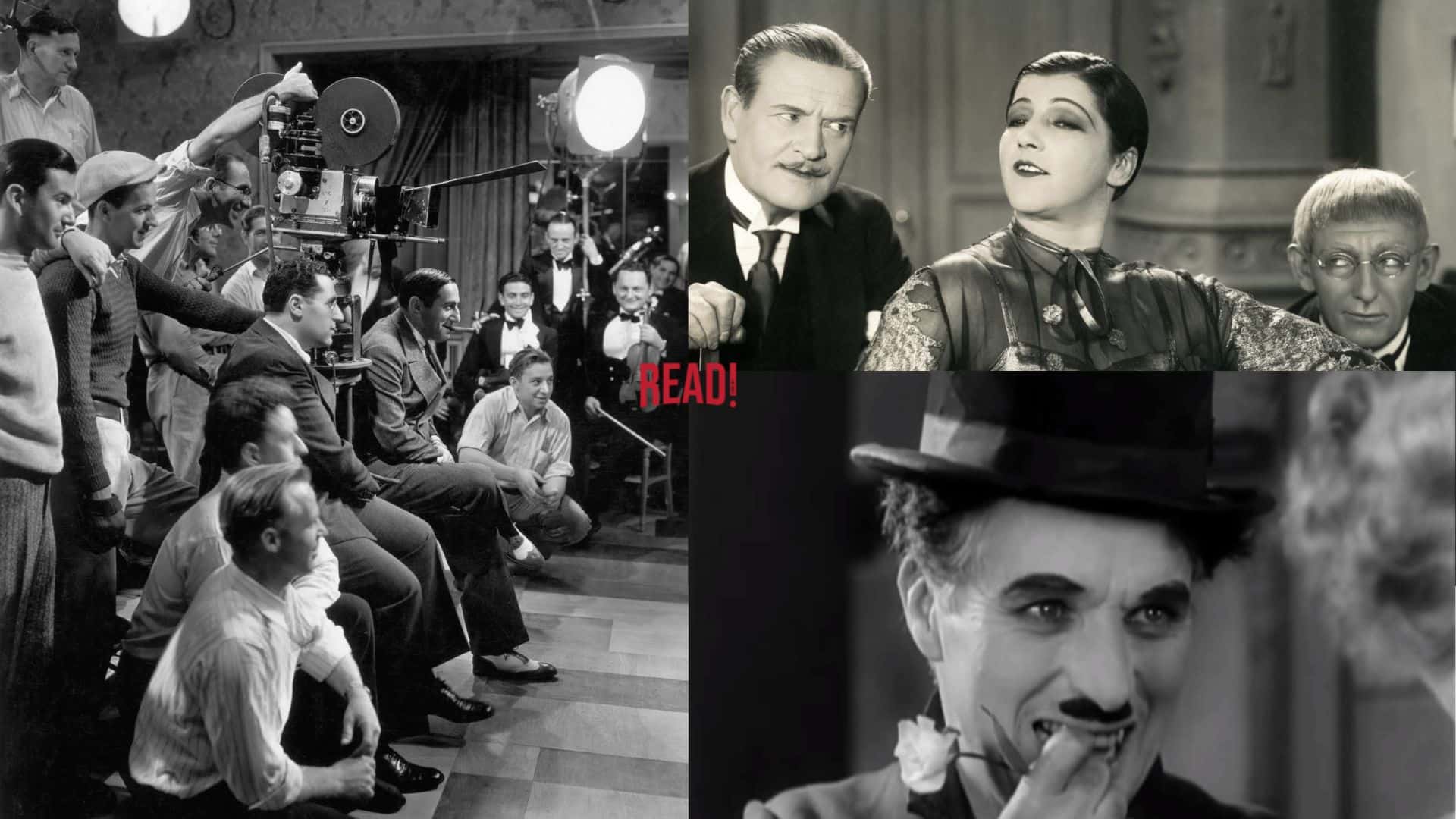 Images of silent film era collapse by READ