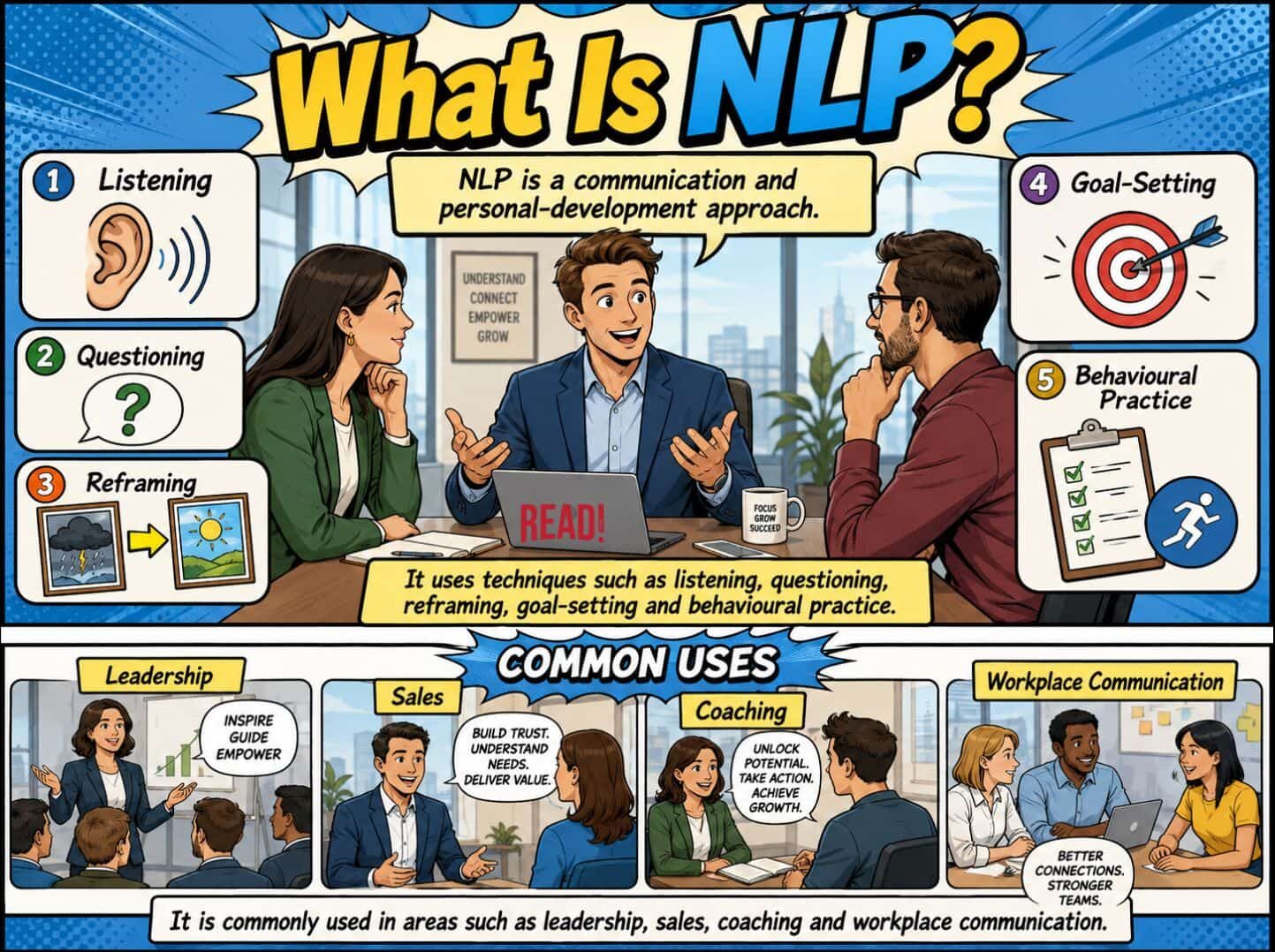 Illustration image explaining what is NLP by read.com.my