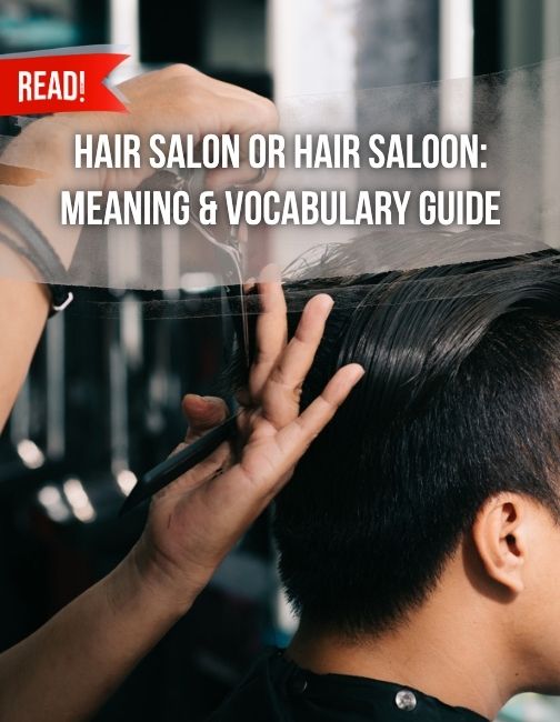 A man getting his hair cut, representing hair salon or saloon